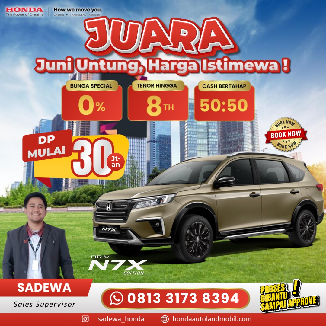 Promo Honda Brv Special Juni 2025 Jakarta