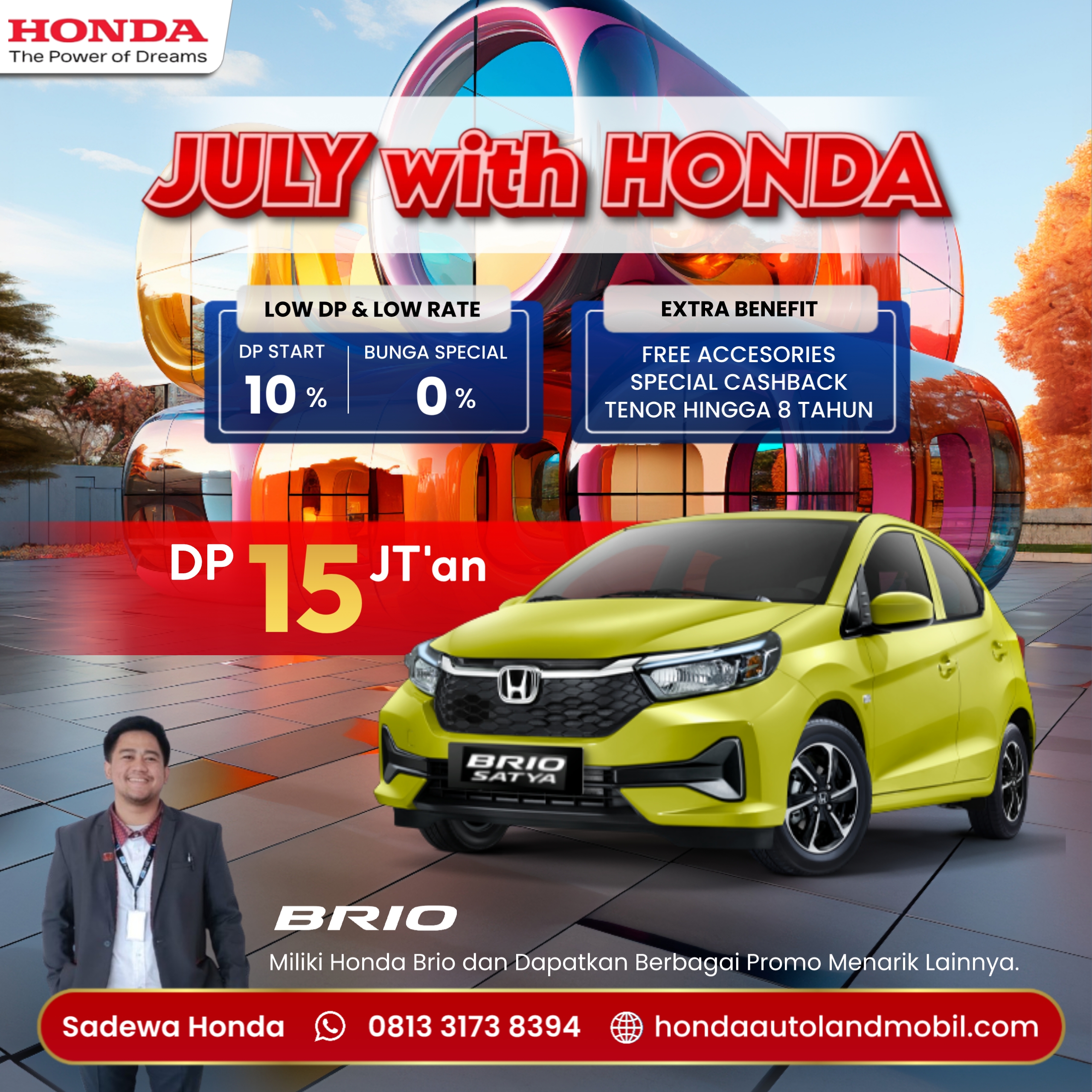Promo Honda Brio Juli 2025