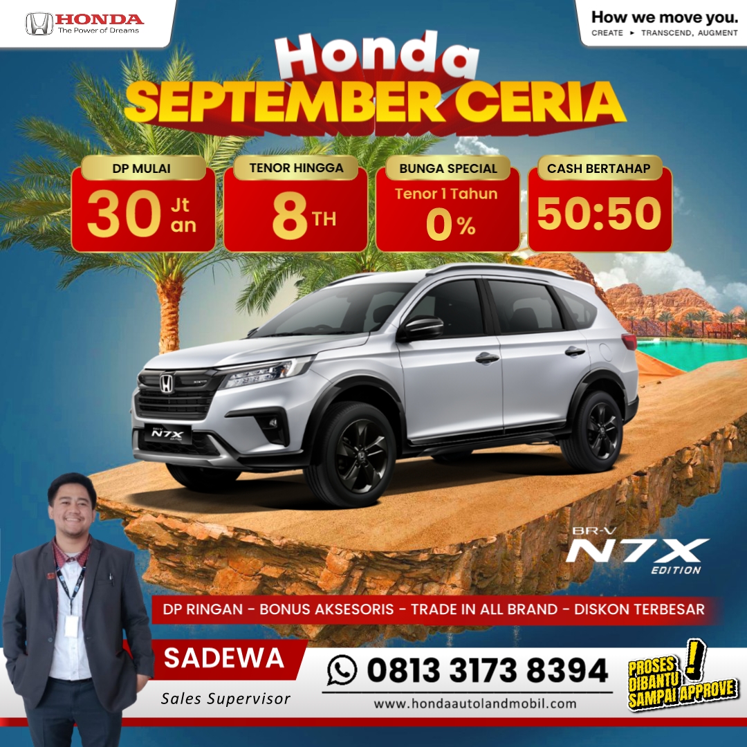PROMO HONDA BR-V SEPTEMBER DEAL 2025 JAKARTA