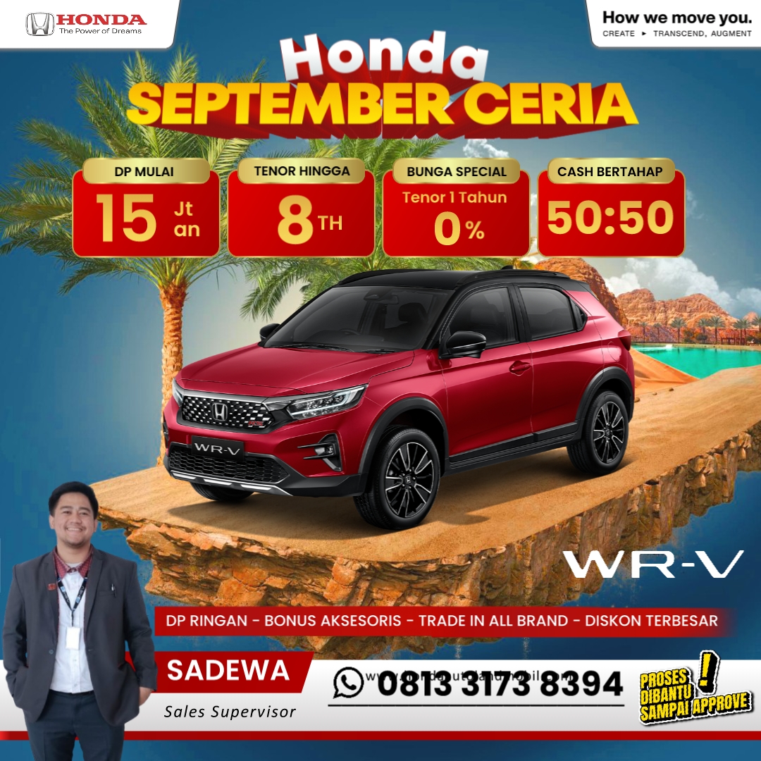 PROMO HONDA WR-V SEPTEMBER CERIA 2025 JAKARTA