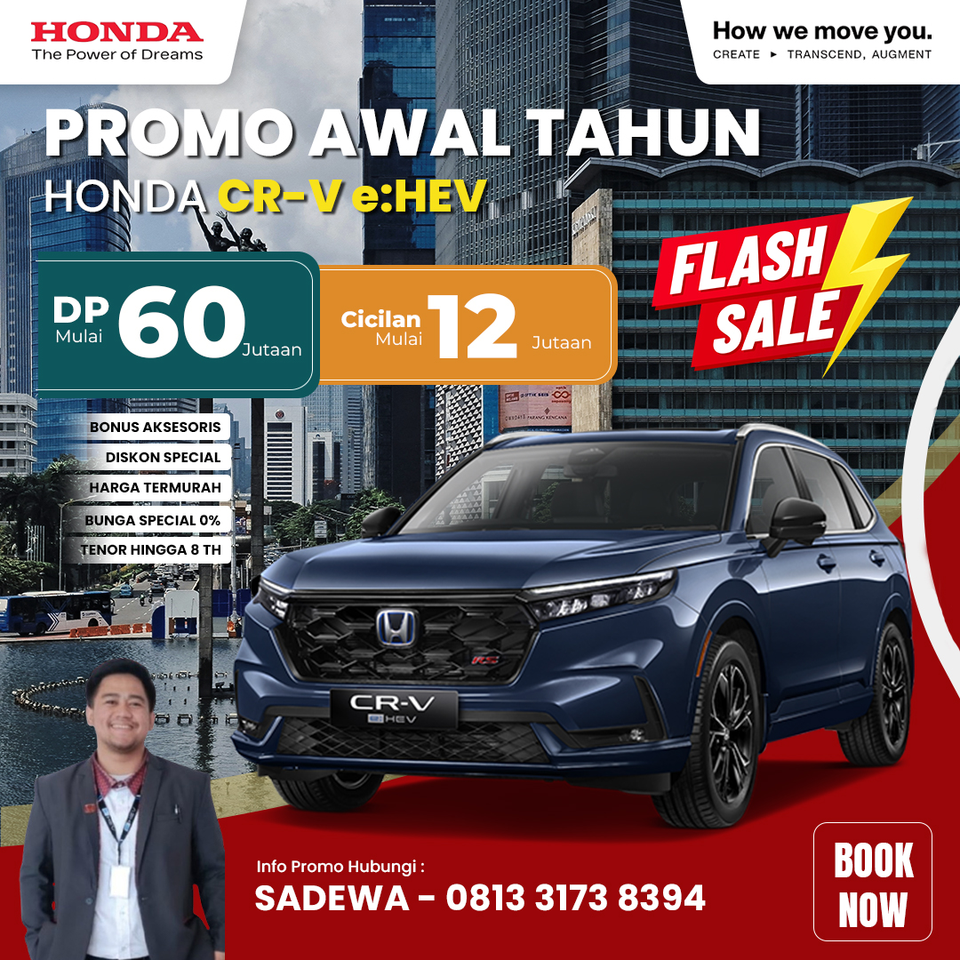 Promo Honda CR-V Awal Tahun 2026 Jakarta