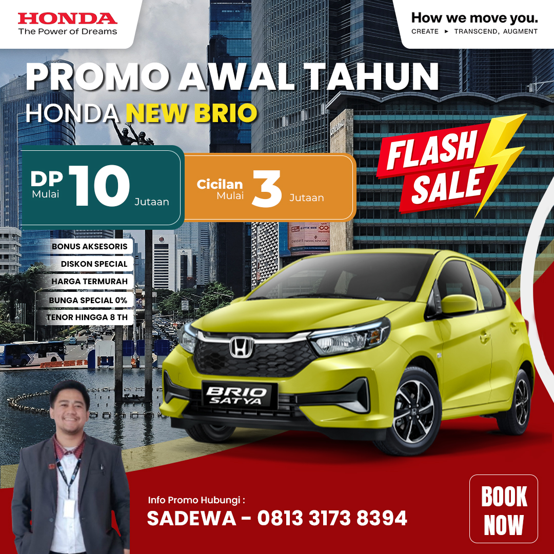 Promo Honda Brio Awal Tahun 2026 Jakarta