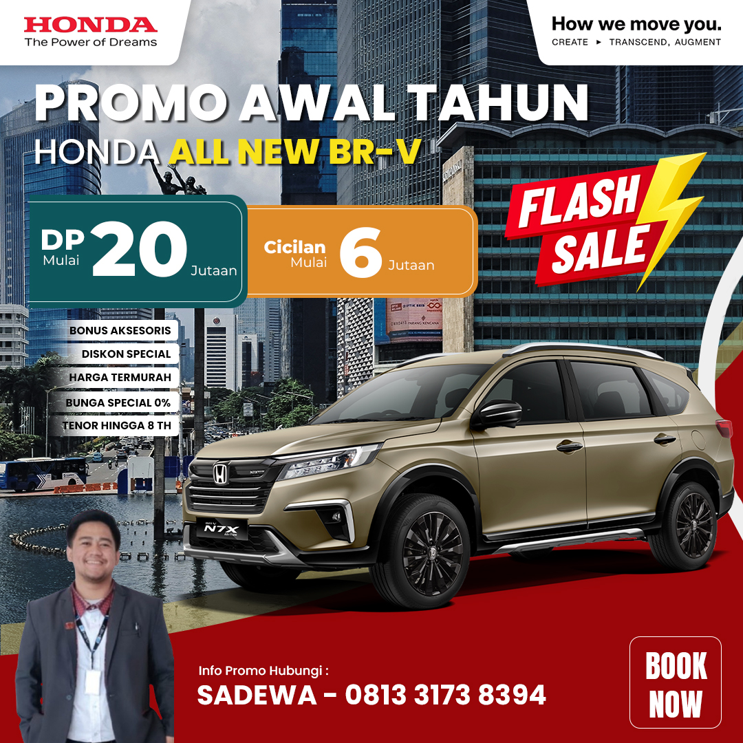 Promo Honda BR-V Awal Tahun 2026 Jakarta